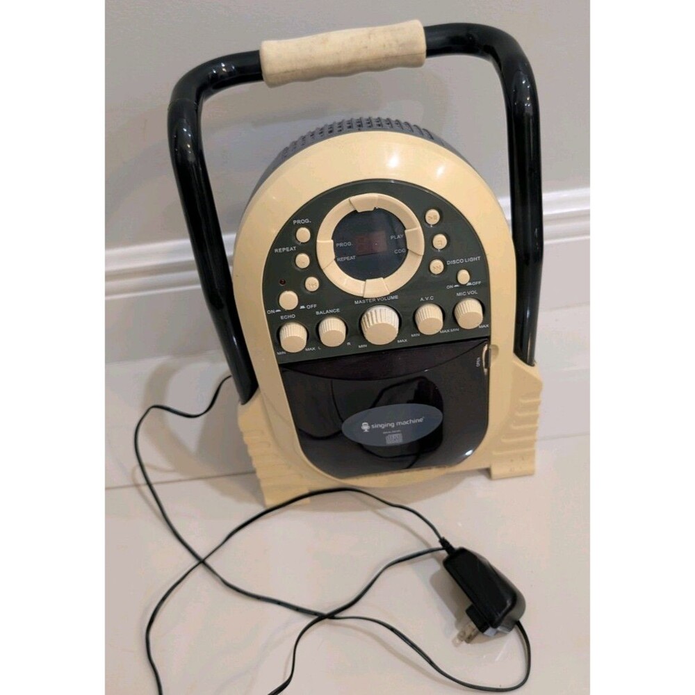 Singing Machine Classic Series SML505 Portable Karaoke Machine, as pictured.